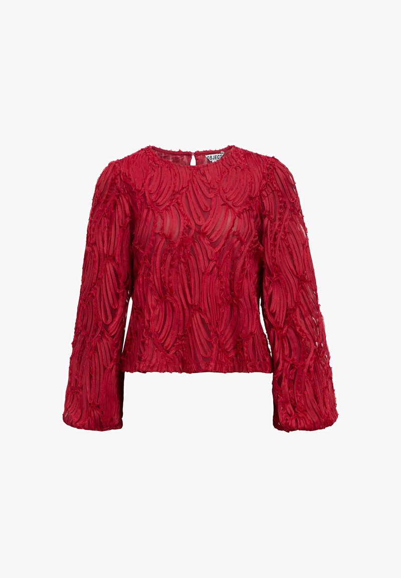 Object Textured - Blus - karanda red/röd - Zalando.se