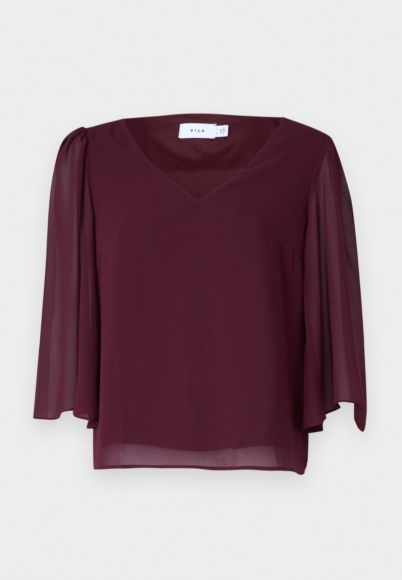 Vila Blouse donkerrood Vila Blouse donkerrood