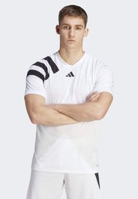 adidas Performance - FORTORE - Sport T-Shirt - white/black Thumbnail-Bild 1