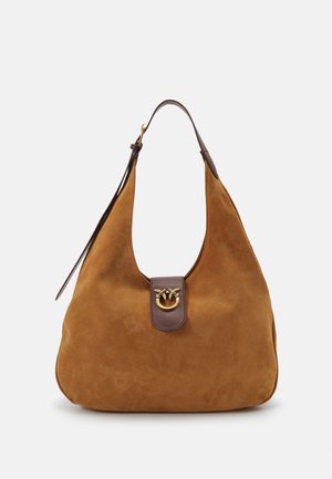 Pinko Bolso de mano - marrone/leone/antique gold-coloured
