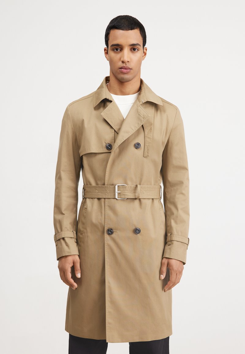 HUGO - MALUK - Trenchcoat - open brown, Vergroten