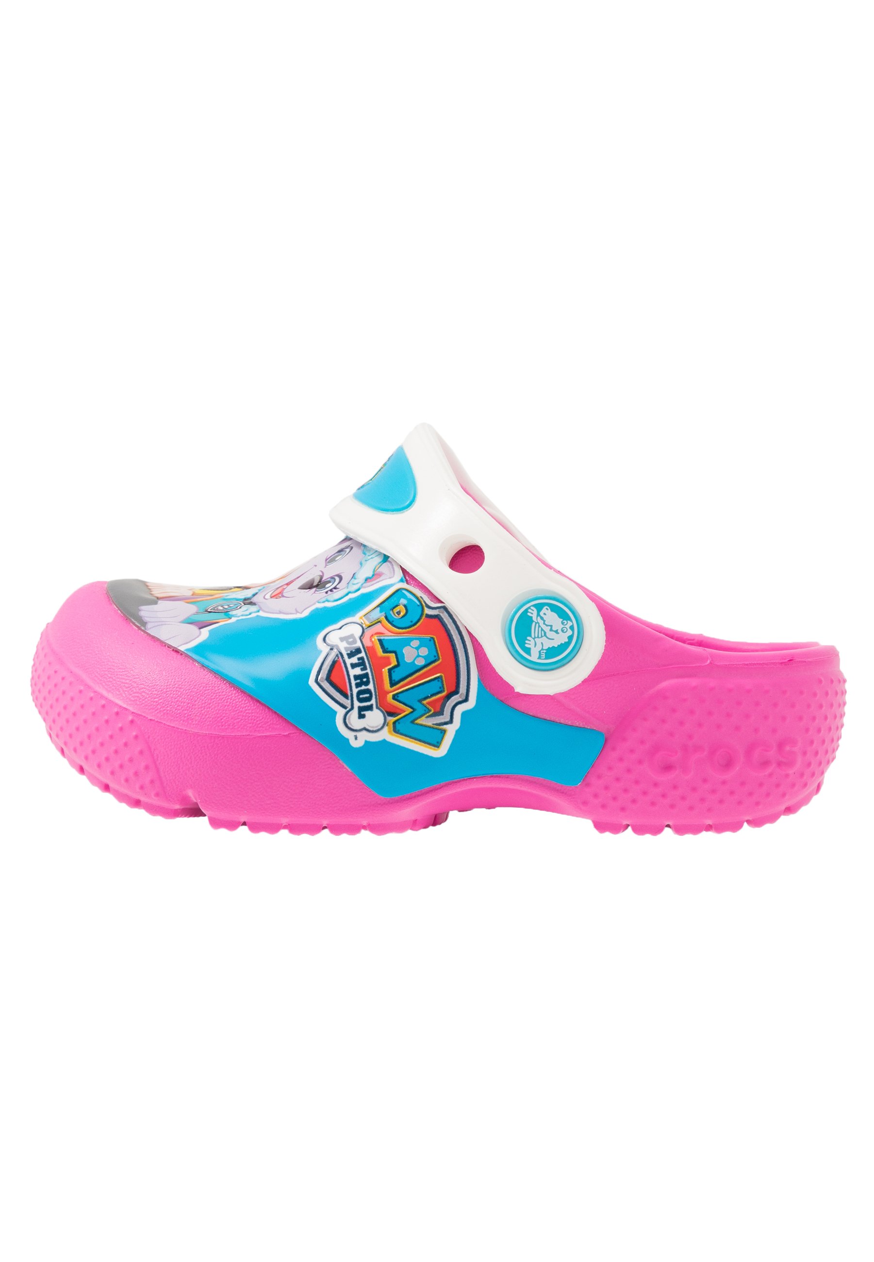 paw patrol pink crocs