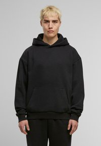 Urban Classics VINTAGE HEAVY - Felpa con cappuccio - black