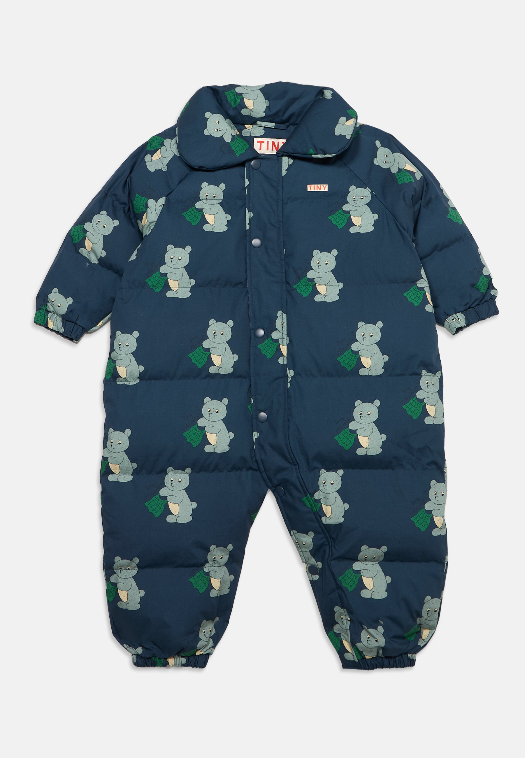TINYCOTTONS VICHY PADDED OVERALL UNISEX - Snowsuit - blue/navy