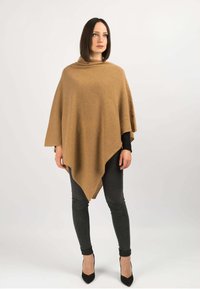Dalle Piane Cashmere - PONCHO - Cape - cammello Thumbnail Image 1