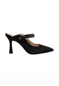 Muiltjes met hak - black