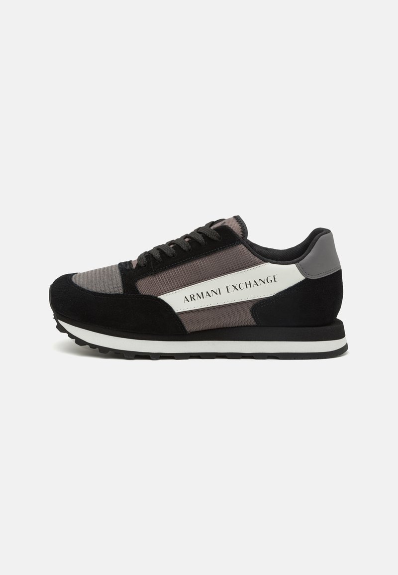 Armani Exchange LACE UP  - Tenisice - black/iron