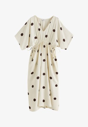 Next, REGULAR FIT - MAXI FLORAL PRINT KAFTAN . - Maxikleid - black white polka dot