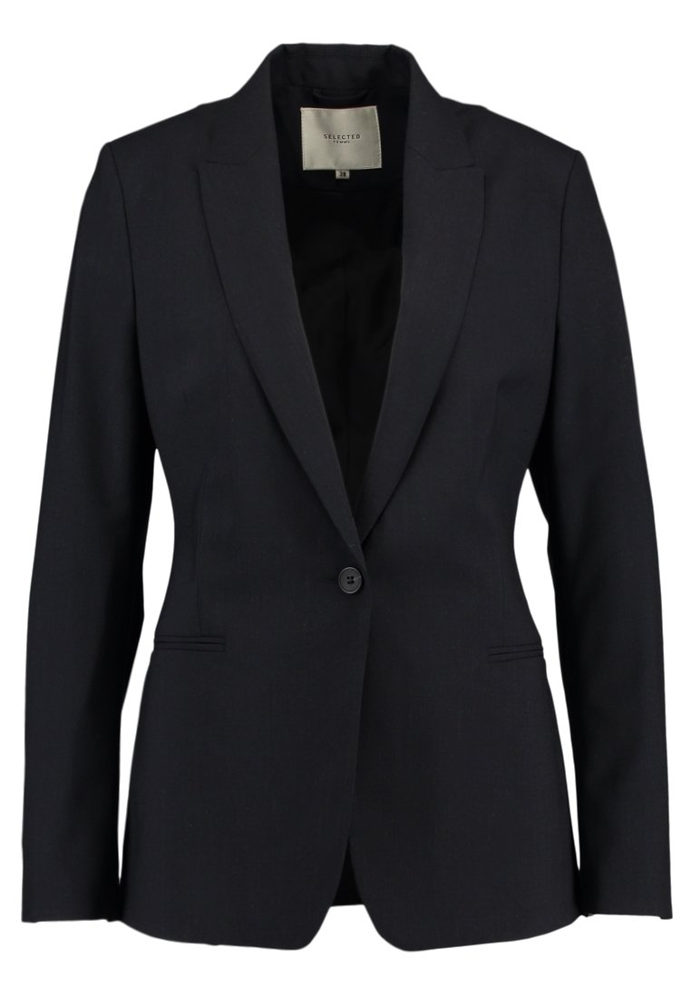 Blazer Femme 100% Laine Marine Taille 38 - Neuf Sans étiquettes, Style Caban Vintage Luxe