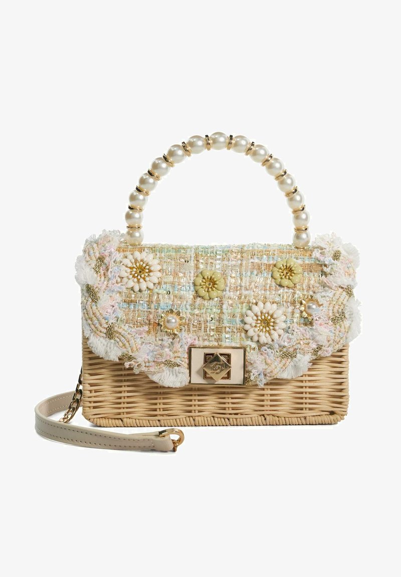 Dune London BLOOMS BEADED HANDLE EMBELLISHED - Sac à main - pastel