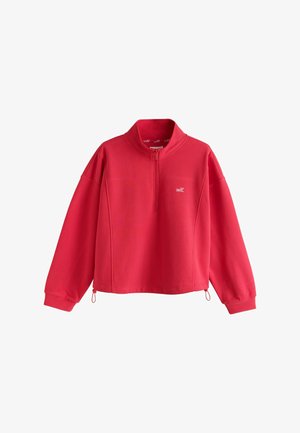 Self., REGULAR FIT - HALF ZIP SWEATSHIRT - Mikina - red