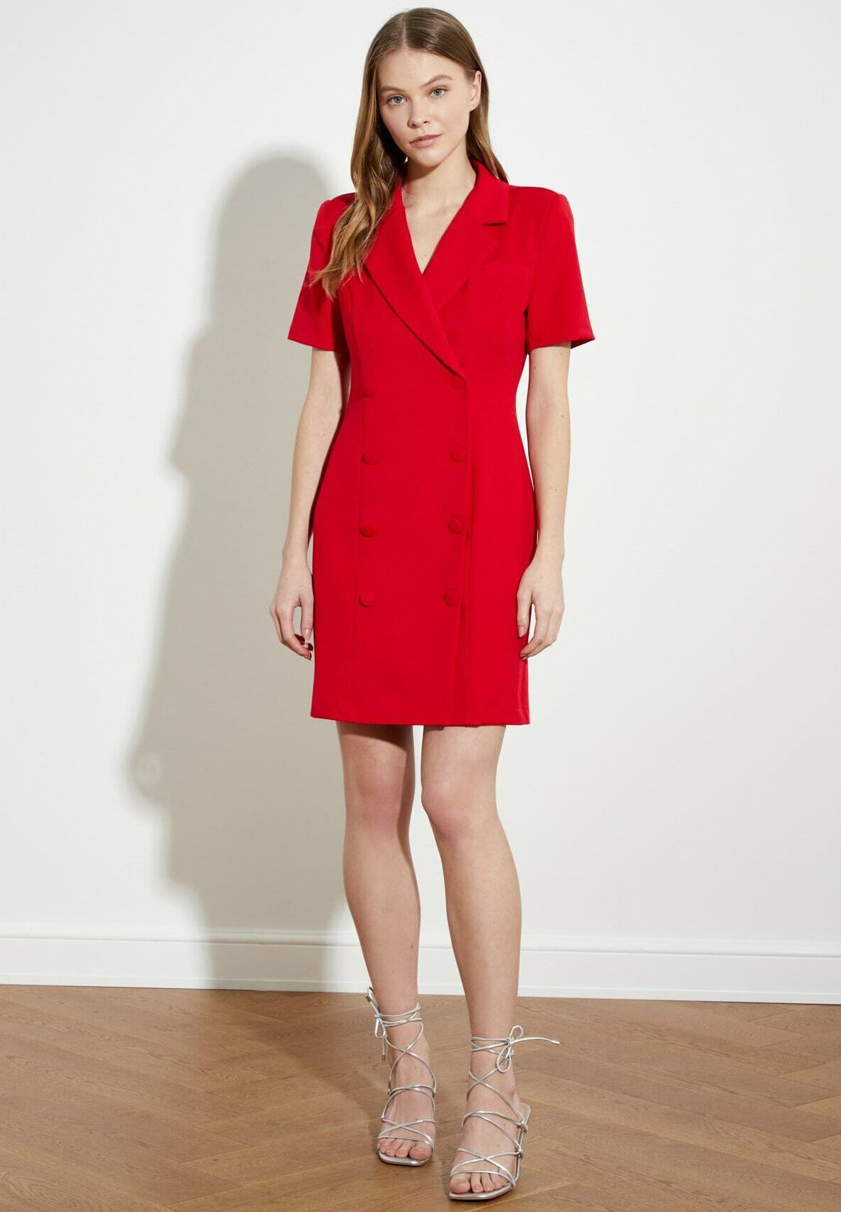 Trendyol PARENT - Vestido camisero - red/rojo - Zalando.es