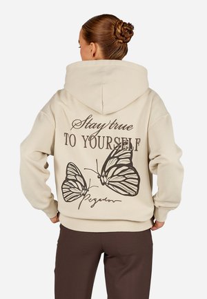 BEJA - Sweat à capuche - washed cozy beige