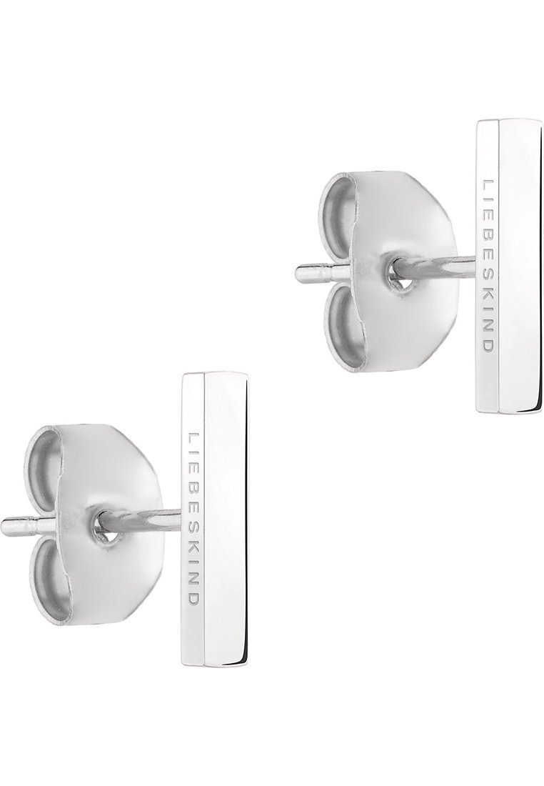Liebeskind Berlin Orecchini Pendenti In Acciaio Inox – Oro Rosa – Catena Veneziana Con Barra, 6 Cm - 2