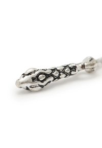 AllSaints SERPENT THREADER - Earrings - silver-coloured