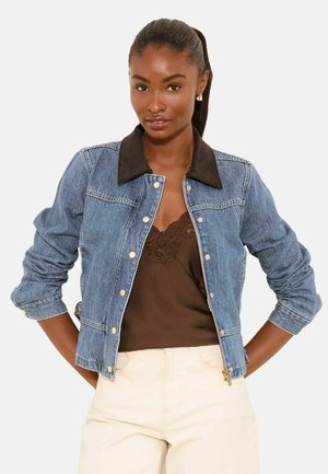 Lipsy, REGULAR FIT - COLLARED BARN JACKET  . - Denim jacket - mid wash blue