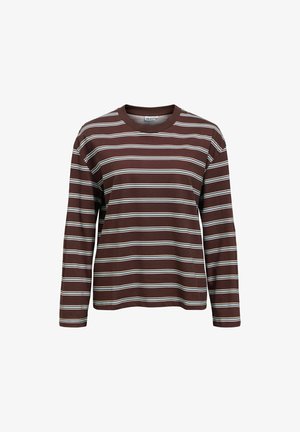 Object, T-SHIRT LONG-SLEEVED - T-shirt à manches longues - seal brown