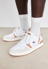 T-CLIP - Sneakers basse - white/light brown