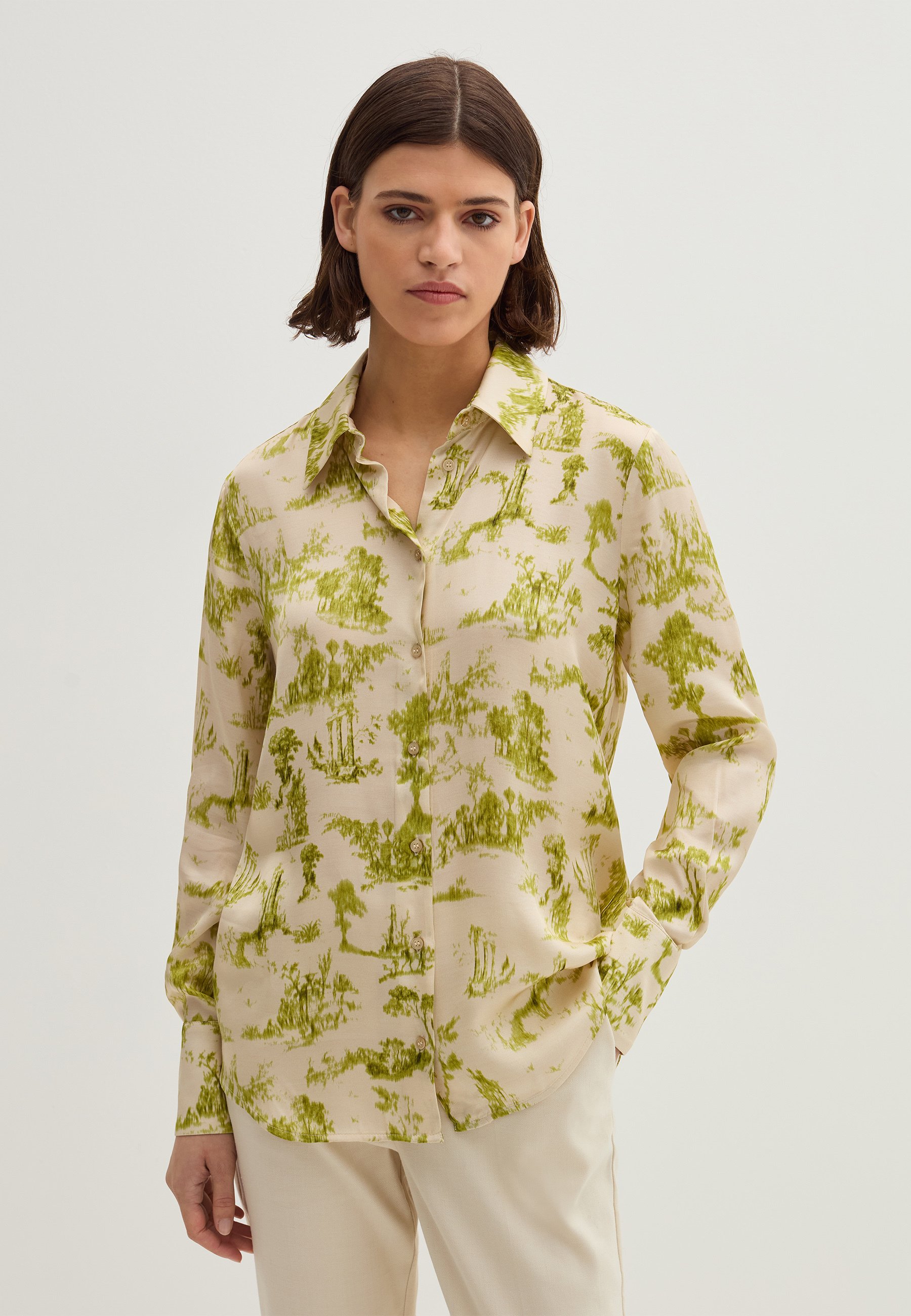 Rosa Stefanel Camicia Seta Coordinato Camicia E Vestaglia Stefanel