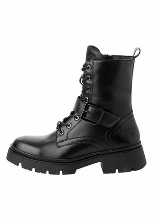 STIEFELETTE  - Platform ankle boots - black