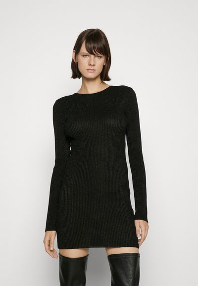 GCDS DEGRADE CLIP DRESS - Φόρεμα-πουλόβερ - black