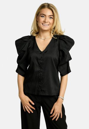 WINNIE BUTTON - Pluus - black