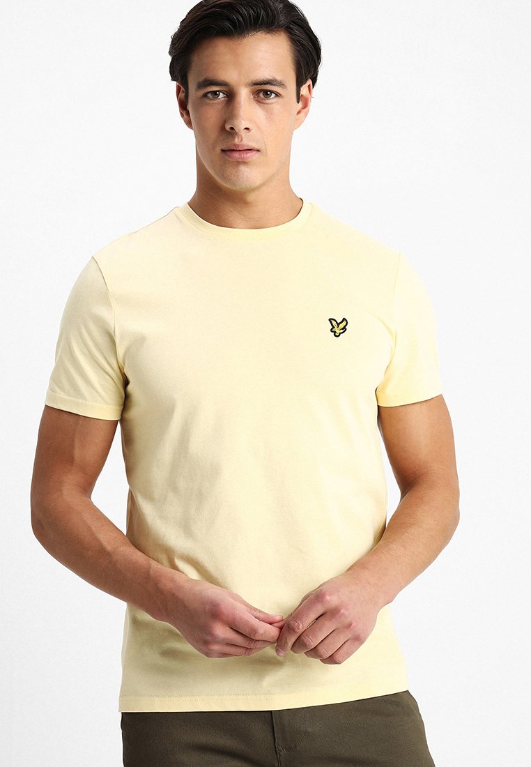 lyle and scott yellow t shirt