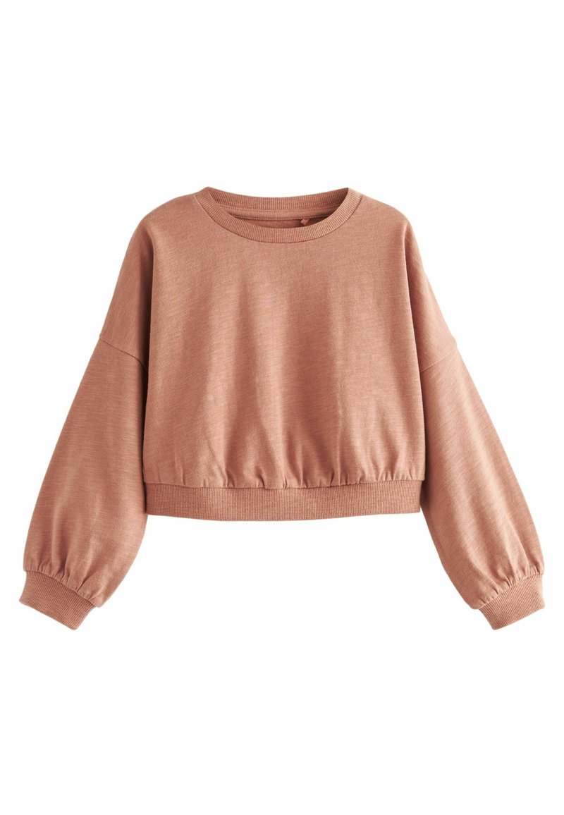 Next BOXY CUFFED STANDARD - Sweatshirt - brown