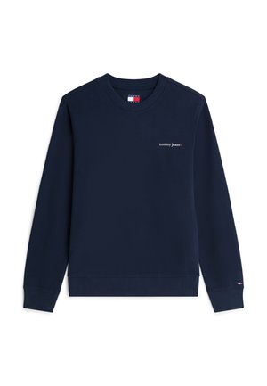 Tommy Jeans, REG ESS LOGO - Felpa - dark night navy