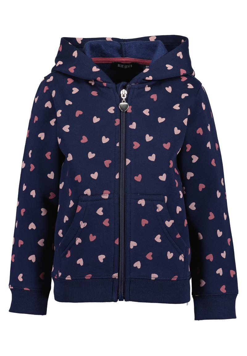 Blue Seven Felpa con zip - blau