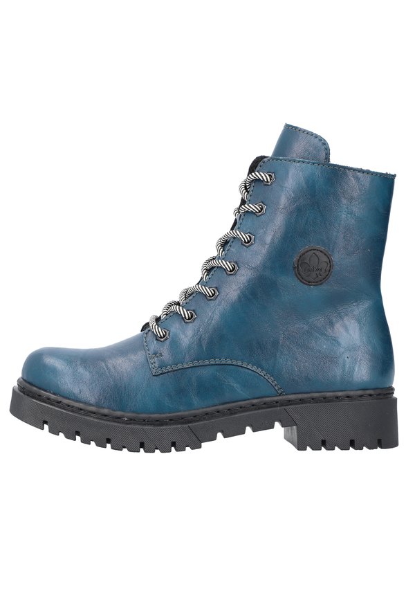 Plateaustiefelette - blau