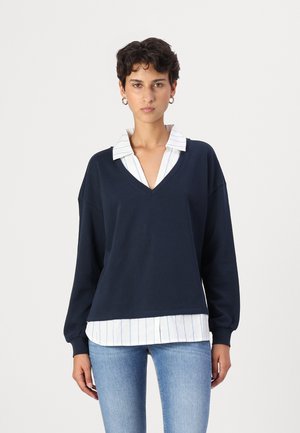 ONLY ONLFEEL V NECK  - Sweater - navy
