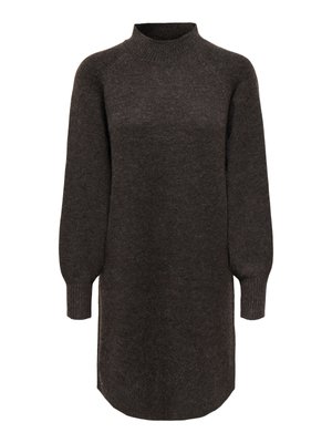 ONLY, ONLOLIVIA LS HIGH NECK DRESS CC KNT - Strikkjoler - mole