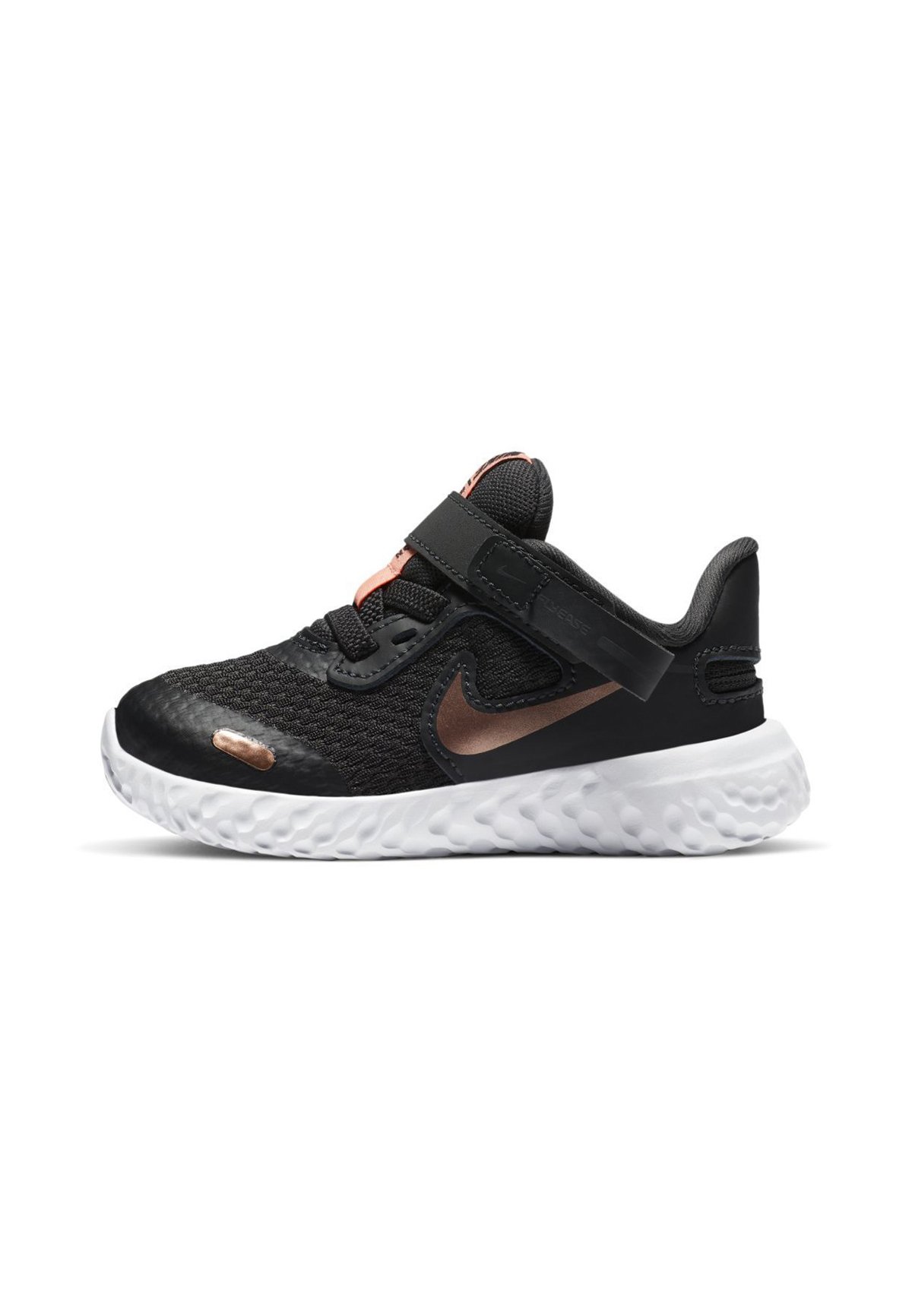 Nike Performance REVOLUTION 5 FLYEASE - Zapatillas de running neutras -  dark smoke grey/atomic pink/metallic red bronze/gris oscuro - Zalando.es