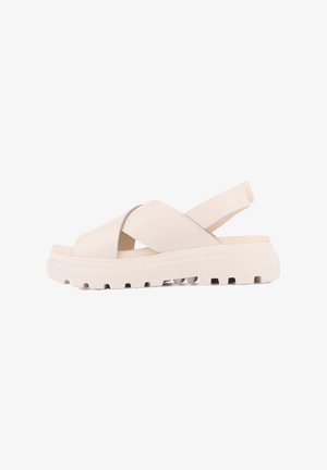 PALLACRUISE CROSSED - Walking sandals - almond milk