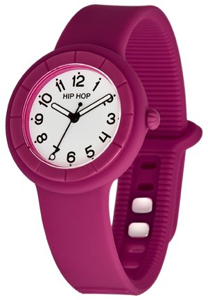 HERO.DOT - Horloge - fucsia bianco