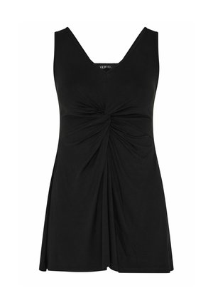 Yours Clothing, PLUS SIZE VESTS & CAMIS. - Top - black
