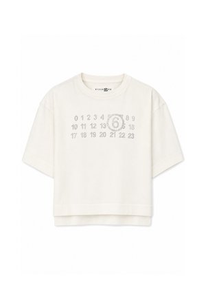MM6 Maison Margiela, - T-shirt z nadrukiem