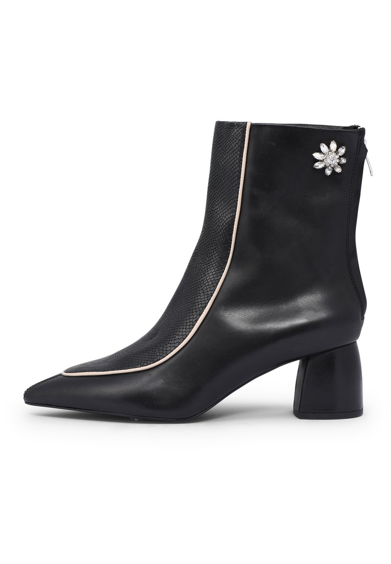 Copenhagen Shoes VIBES OF FASHION SNAKE Classic ankle boots black snake/black Zalando.de