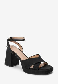 Next FOREVER COMFORT  STANDARD - Sandály na platformě - black