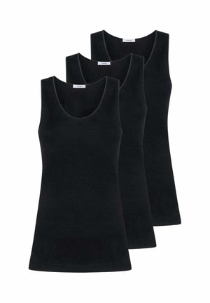 3 PACK DOUBLE SINTONIA - Maglietta intima - nero