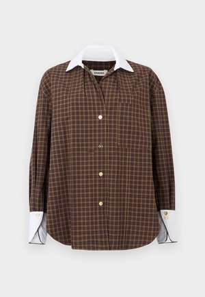 CHEMISE - Blúzka so zapínaním na gombíky - bordeaux/marron