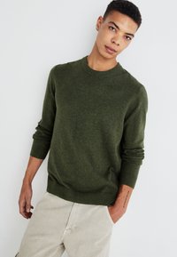 GAP CASHSOFT CREW - Pulóver - green heather