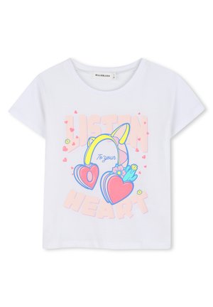 Billieblush SHORT SLEEVES TEE - T-shirt imprimé - white