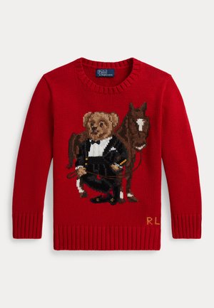 Polo Ralph Lauren LUNAR NEW YEAR POLO BEAR SWEATER 2-6Y - Maglione - red