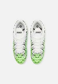 JAKO J-SFG TAKE - Fotballsko til fast underlag - white/neon green