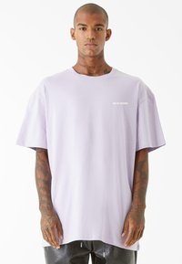 9N1M SENSE FLOWER TEE - Marškinėliai su spaudiniu - lilac