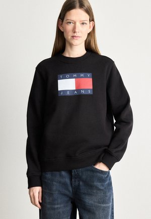 FLAG CREW - Sweater - black