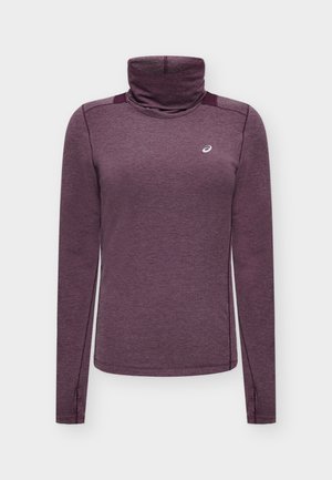 ASICS, NAGINO RUN WINTER - Блуза с дълги ръкави - dark aubergine