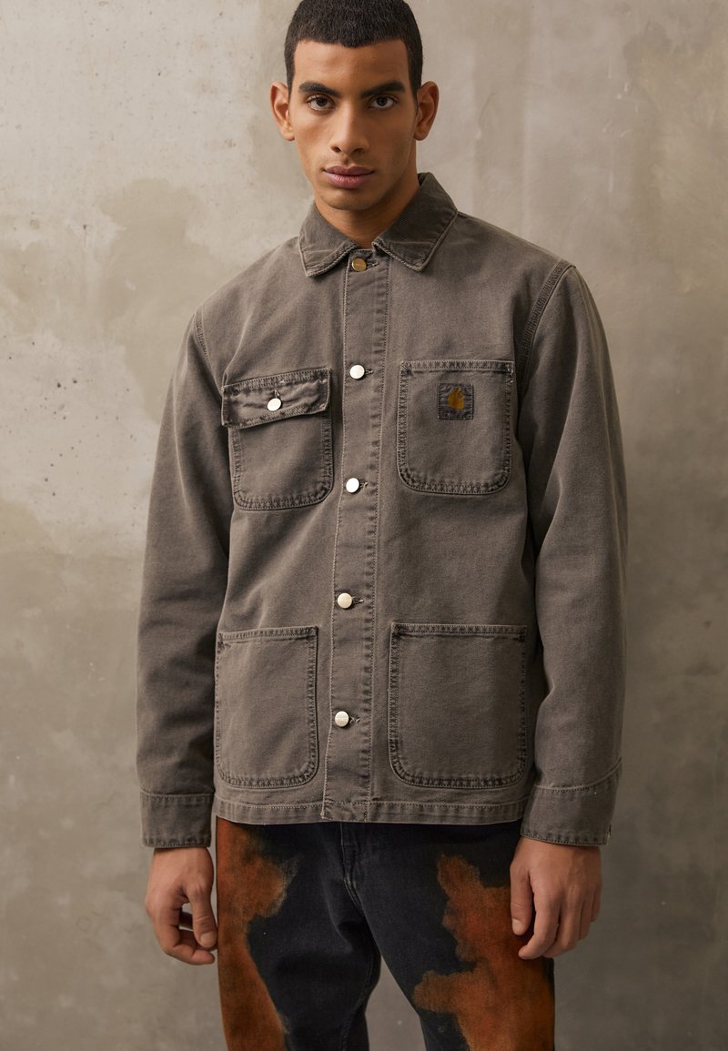 Carhartt WIP MICHIGAN COAT - Casaco de verão - black/black faded